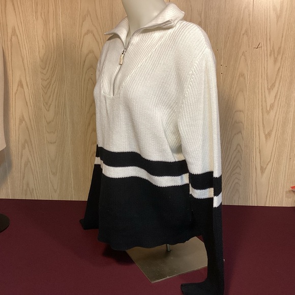 Ralph Lauren Lauren active L-RL womens 1/4 zip up sweater size XL - Picture 6 of 9